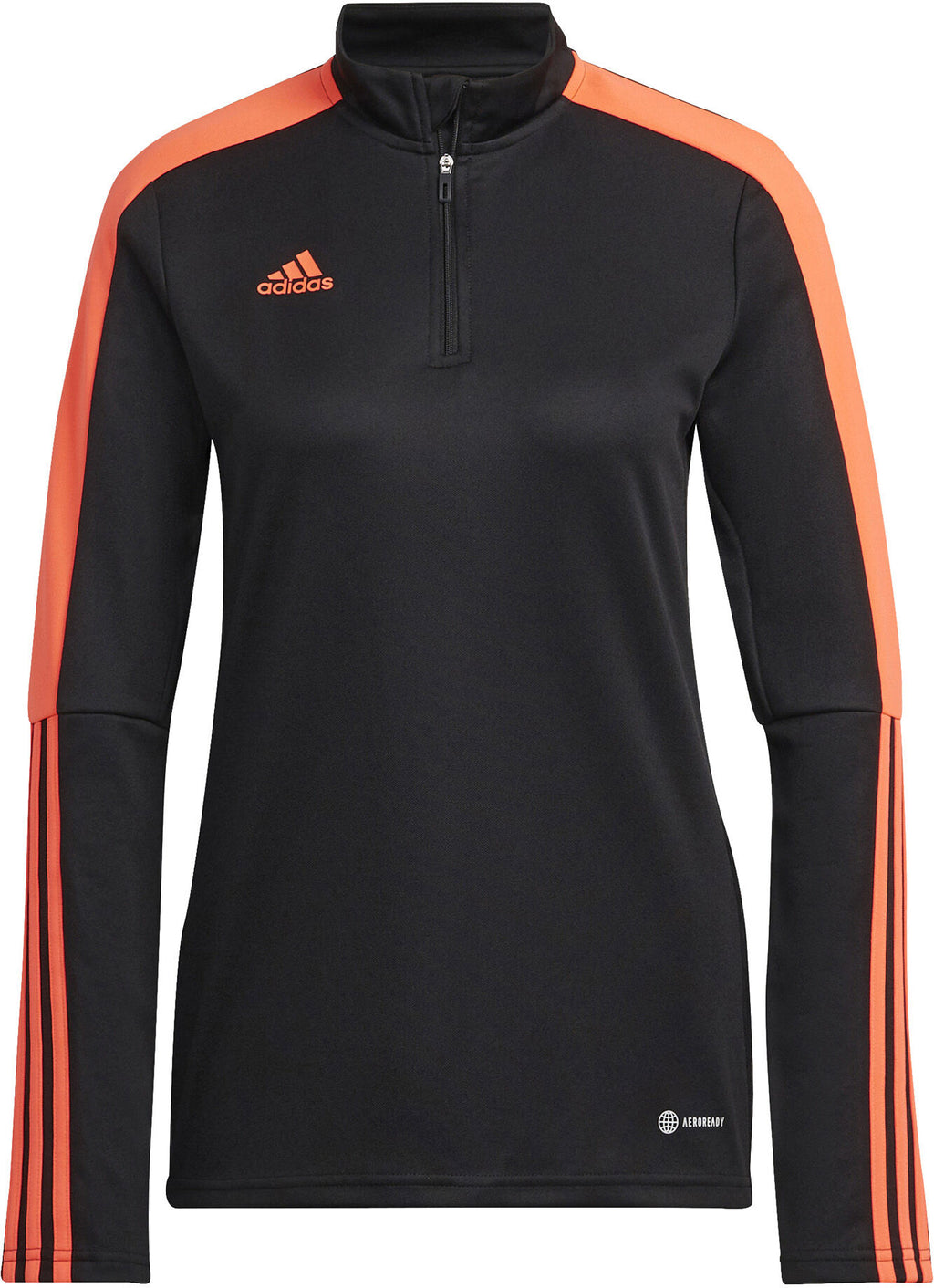 Adidas Wms Tiro Ls Sweater Black-App Solar Red, Xs