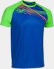 Men's Sports T-shirt Joma Elite X Royal-Fluor Green M