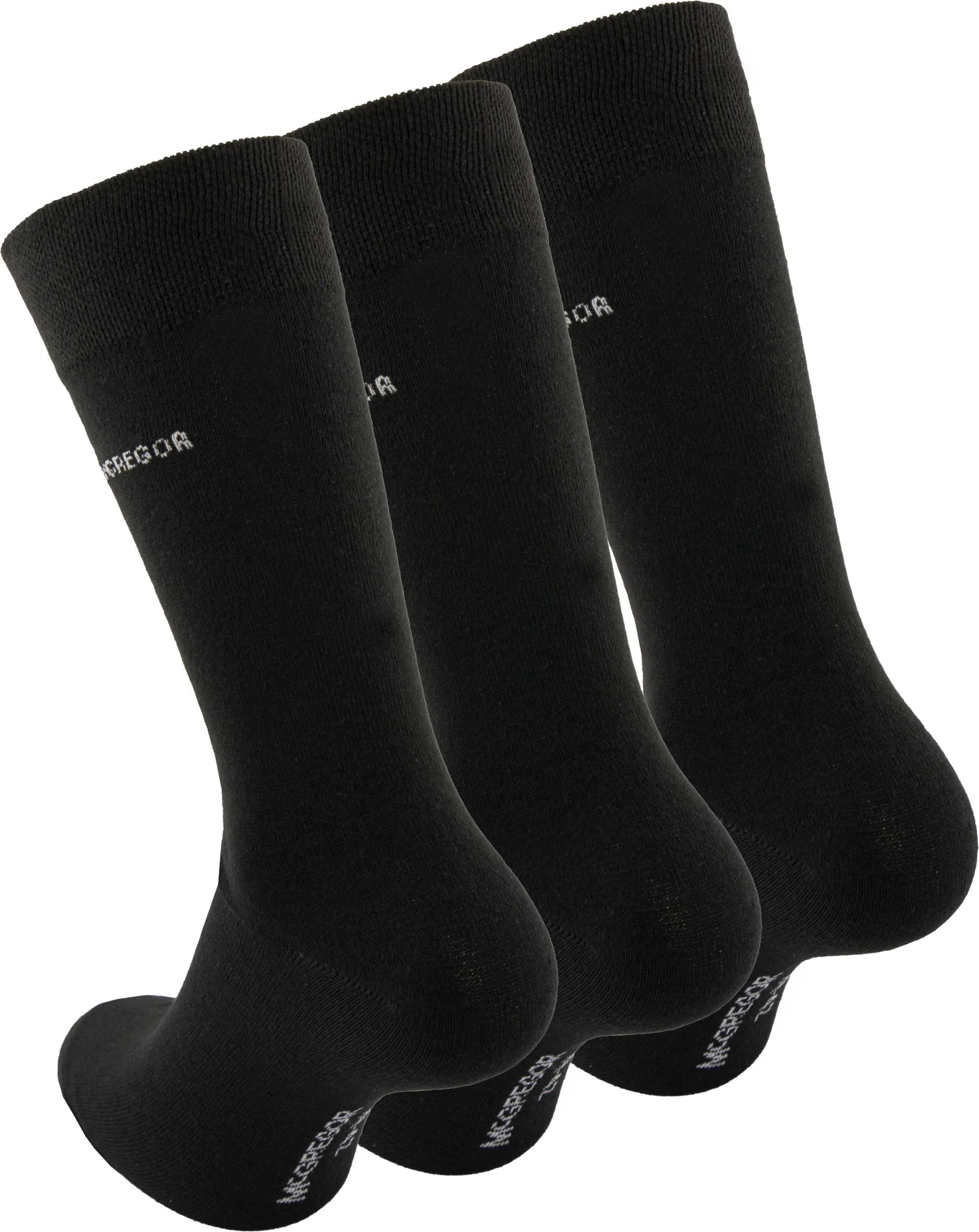 McGregor Socks 3-Pack Black 39-42: Cotton & Comfort