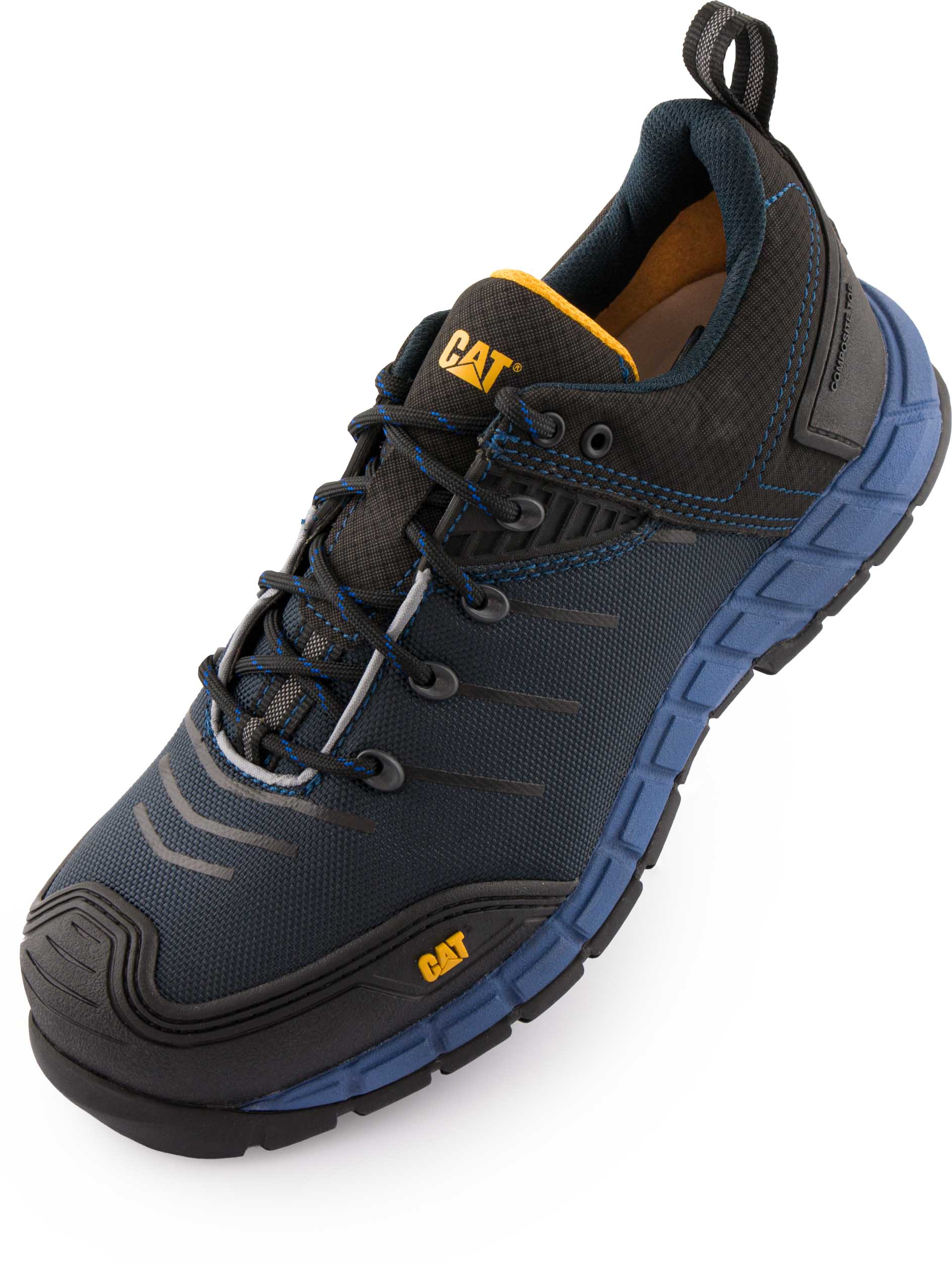 Caterpillar Byway S1 Safety Shoes Hro Src Lime Blue Nights 42