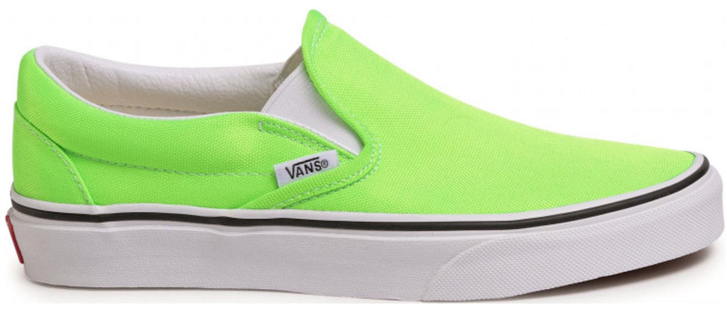 Men's Shoes Vans Unisex Slip-On Neon Classic Green 38.5