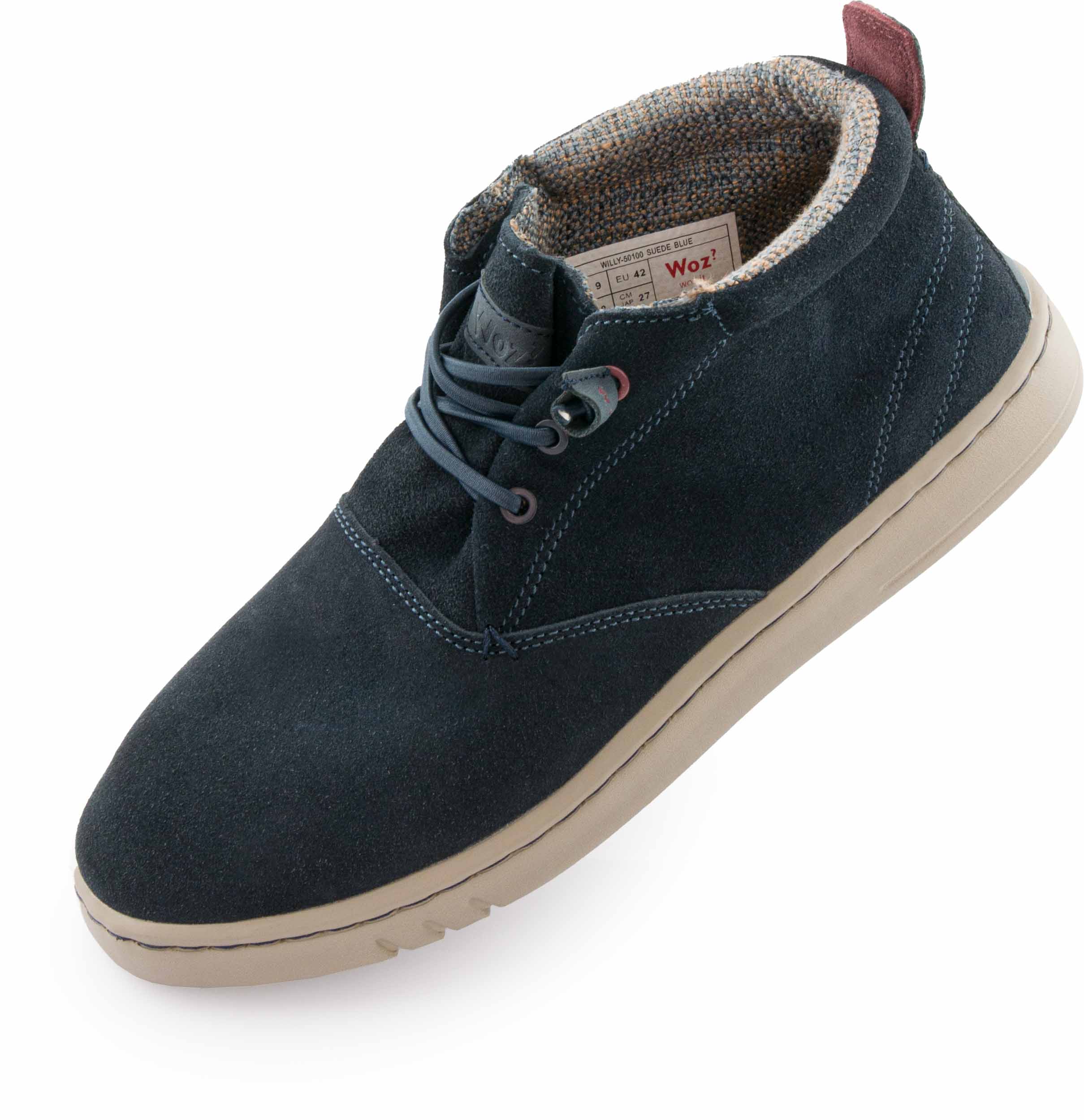 Woz Willy 202 Blauwe Leren Herenschoenen Maat 41