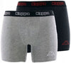 Boxers Kappa 2-Pack Dark Grey-Light Gray Xl