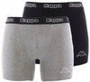 Boxers Kappa 2-Pack Black-Grey Xl