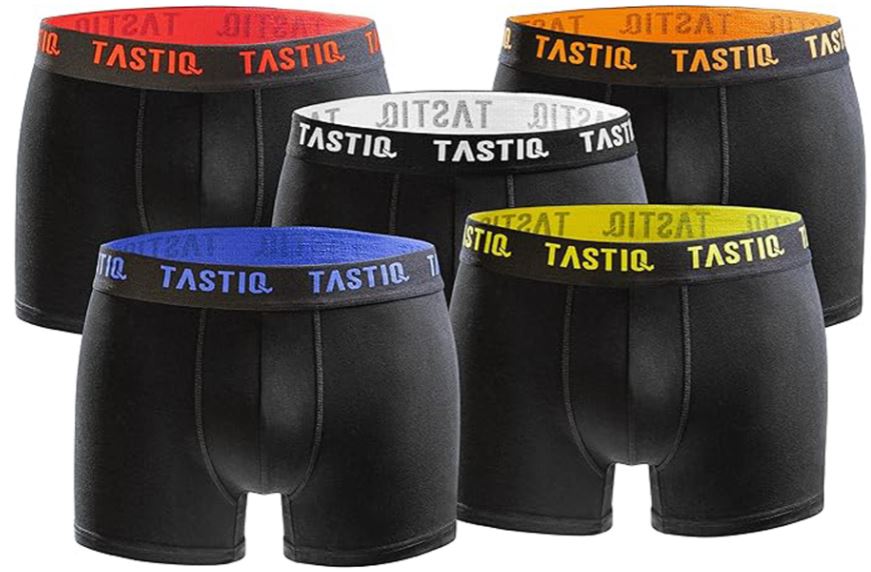 Boxers Tastic Black Colored 5-Pack Giftbox L