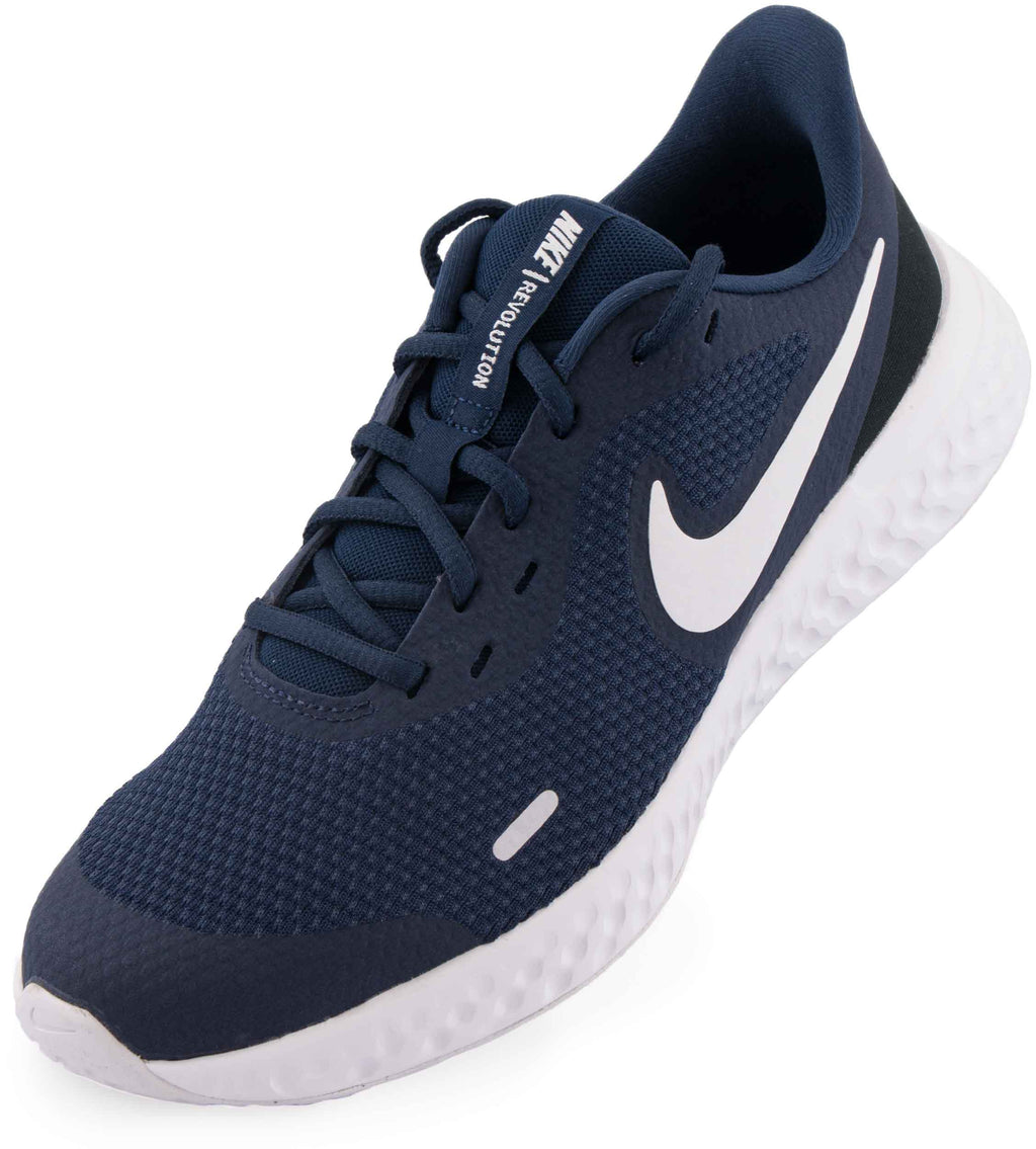 Women's Running Shoes Nike Wms Revolution 5 Gs Midnight Navy/White/Black