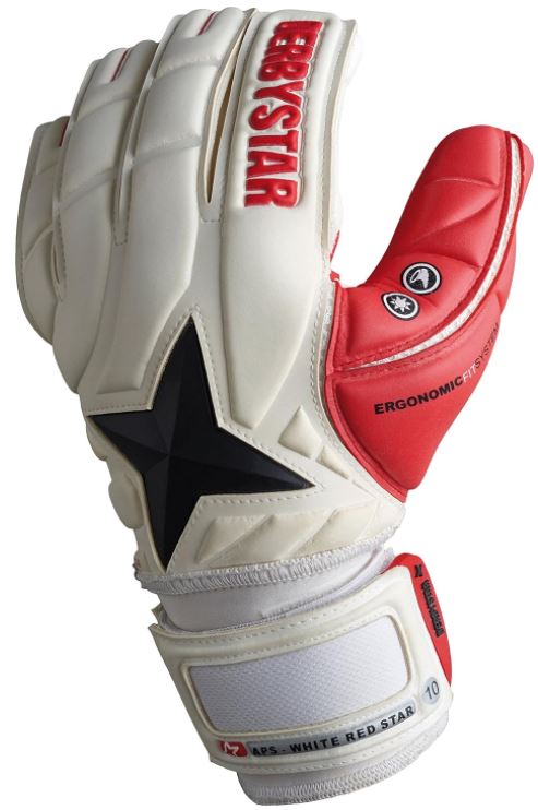 Goalkeeper Gloves Derbystar Aps White Red Star 9