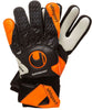 Goalkeeper Gloves Uhlsport Super Resist Hn Vm Black-Fluo/Orange-Blac,