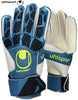 Goalkeeper Gloves Uhlsport Hyperact Soft Pro Night-Blue/White/Fluo-Y,