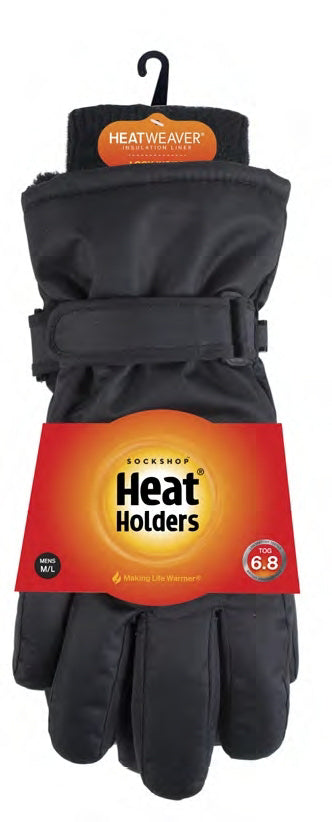 Ski Gloves Heat Holders Black L-Xl