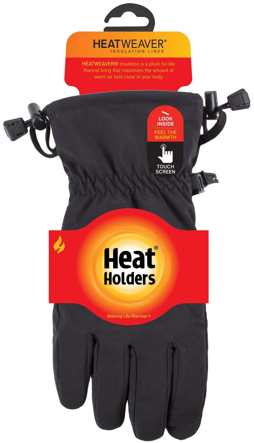 Heat Holders Softshell Gloves Black M-L