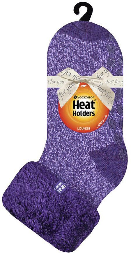 Women's socks heat holders lounge abs 37-42 purple 37-42