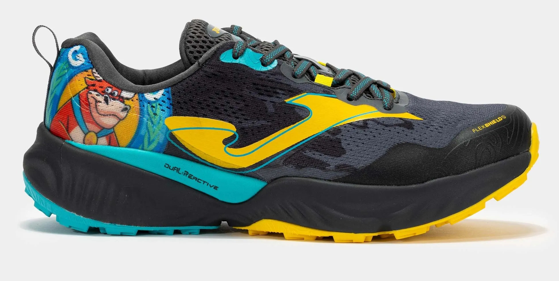 Scarpe da corsa per trail joma sierra uomini 2471 grigio nero 46