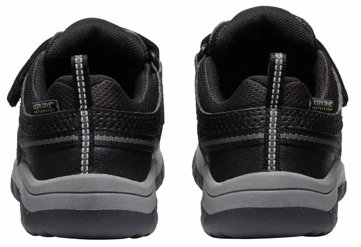 Keen Jr Targhee Low WP Zwart/StaalGrijs Zwart 24
