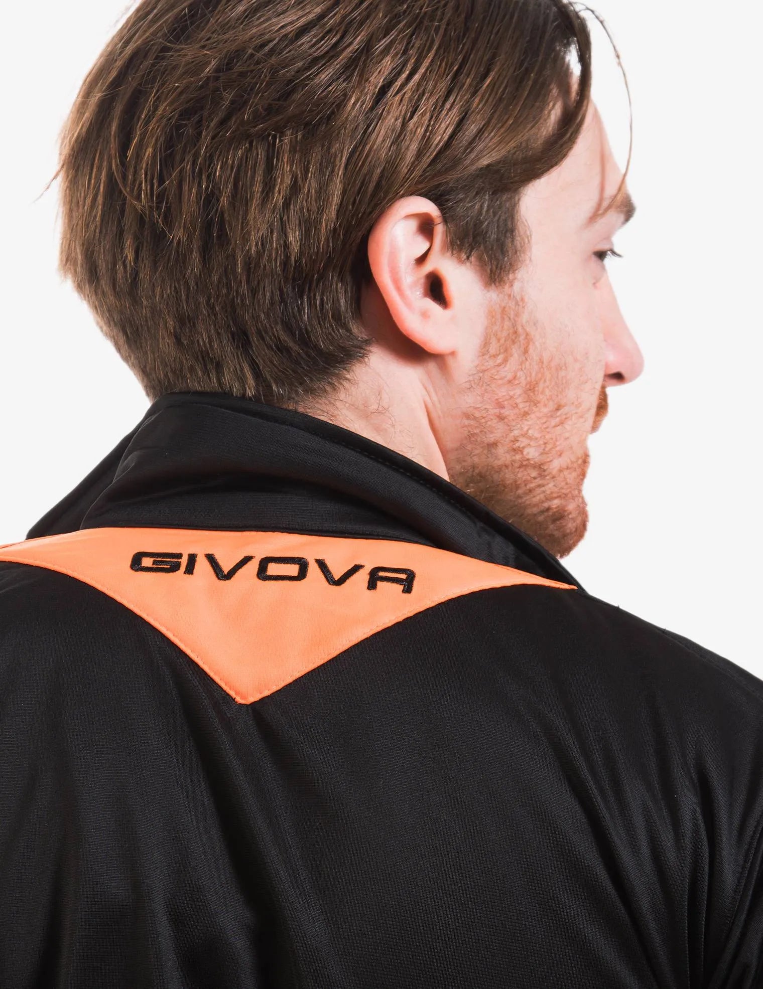 Sports Set Givova Visa Black-Orange Flo 2xl