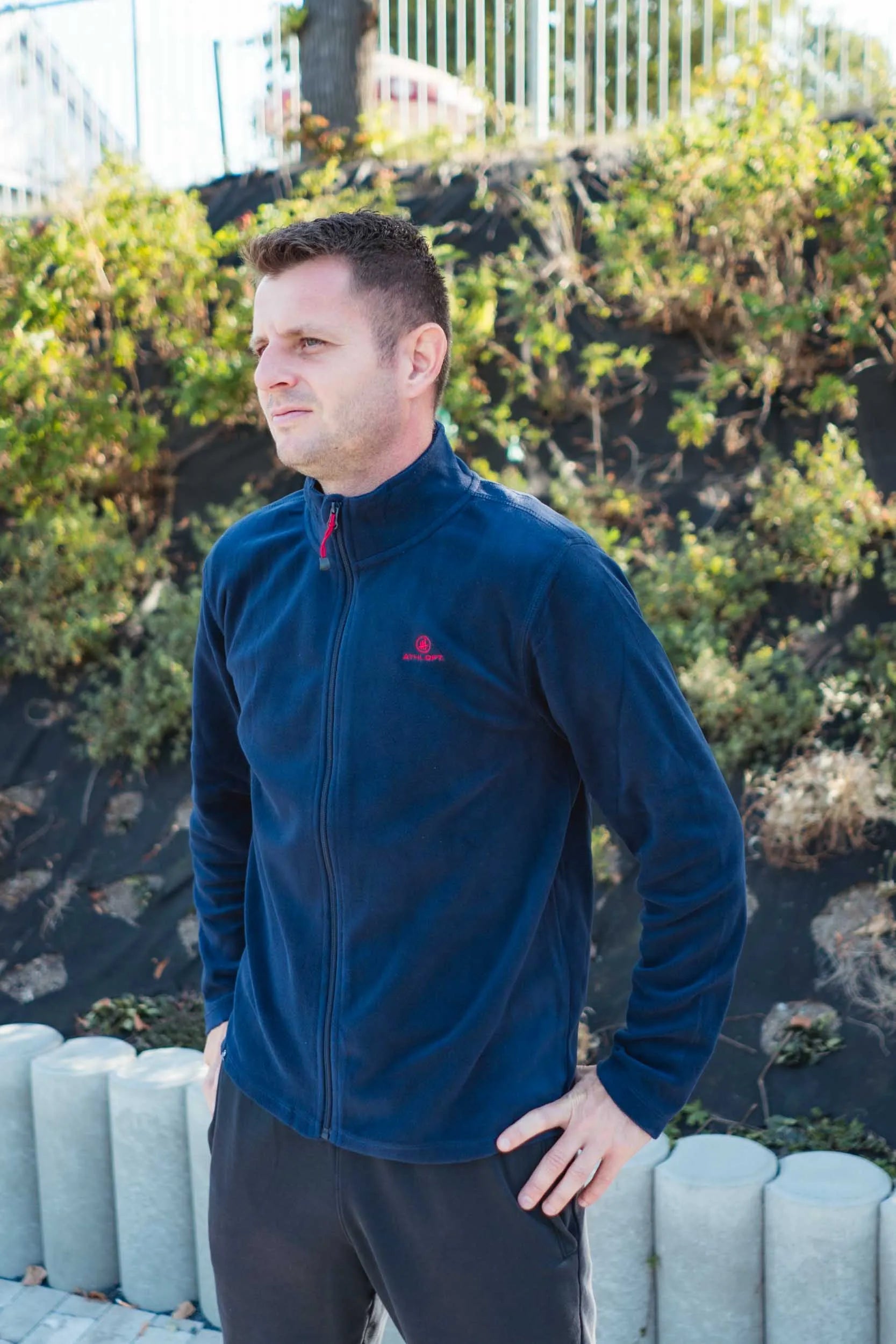 Sudadera para hombres ATHL. DPT JURASSIC AZUL, S