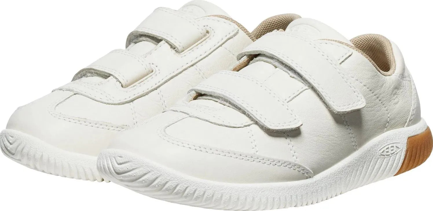 Keen jr knx t-toe ds y-star white/star white kids' leather shoes 36