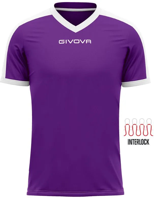 Sportovní tričko Givova Revolution Violet-Lillac Purple XL