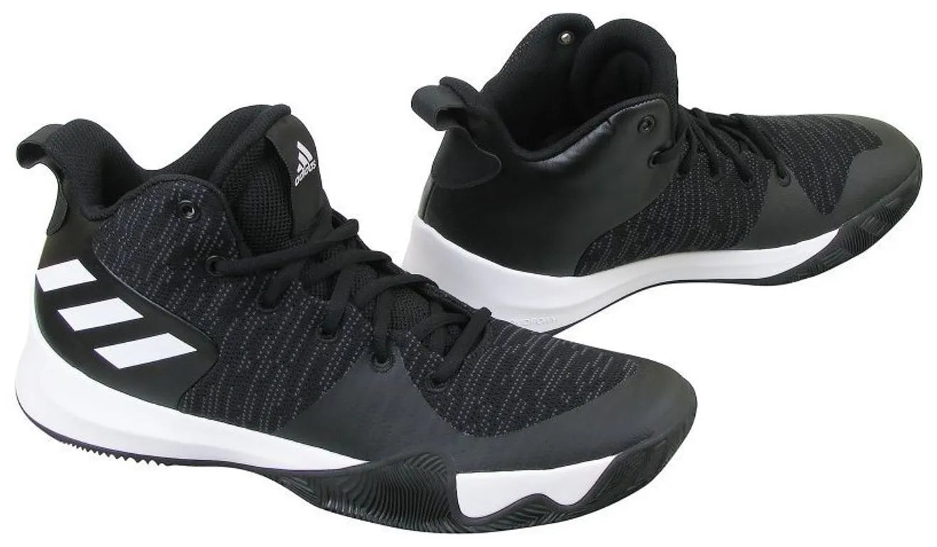 Sneaker maschili adidas esplosivi flash - nero/carbonio/bianco 41 1/3