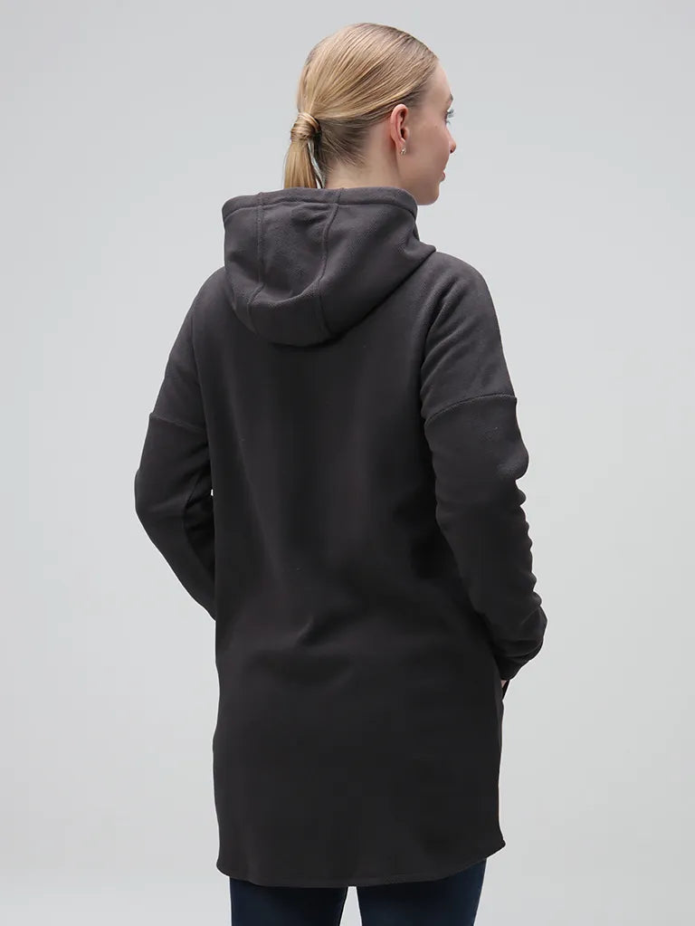 Sorto de moletom feminino lope Gerbera Dark Grey, XS