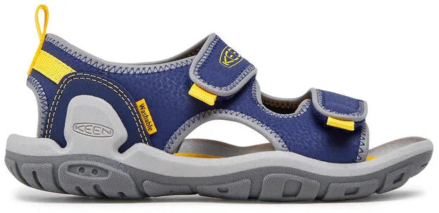 Keen jr knotch creek ot blue depts-yellow junior shoes blue 37