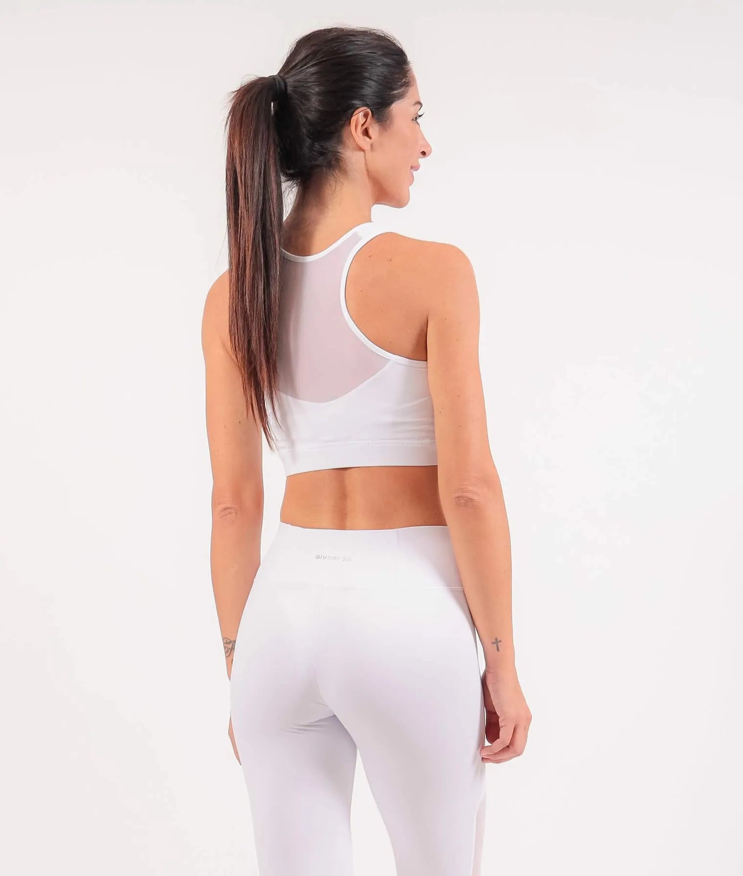 Reggiseno sportivo Givova Top Donna White M