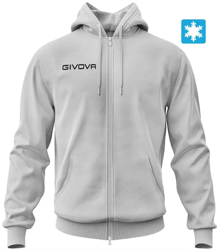 Sports sweatshirt givova king light grey m