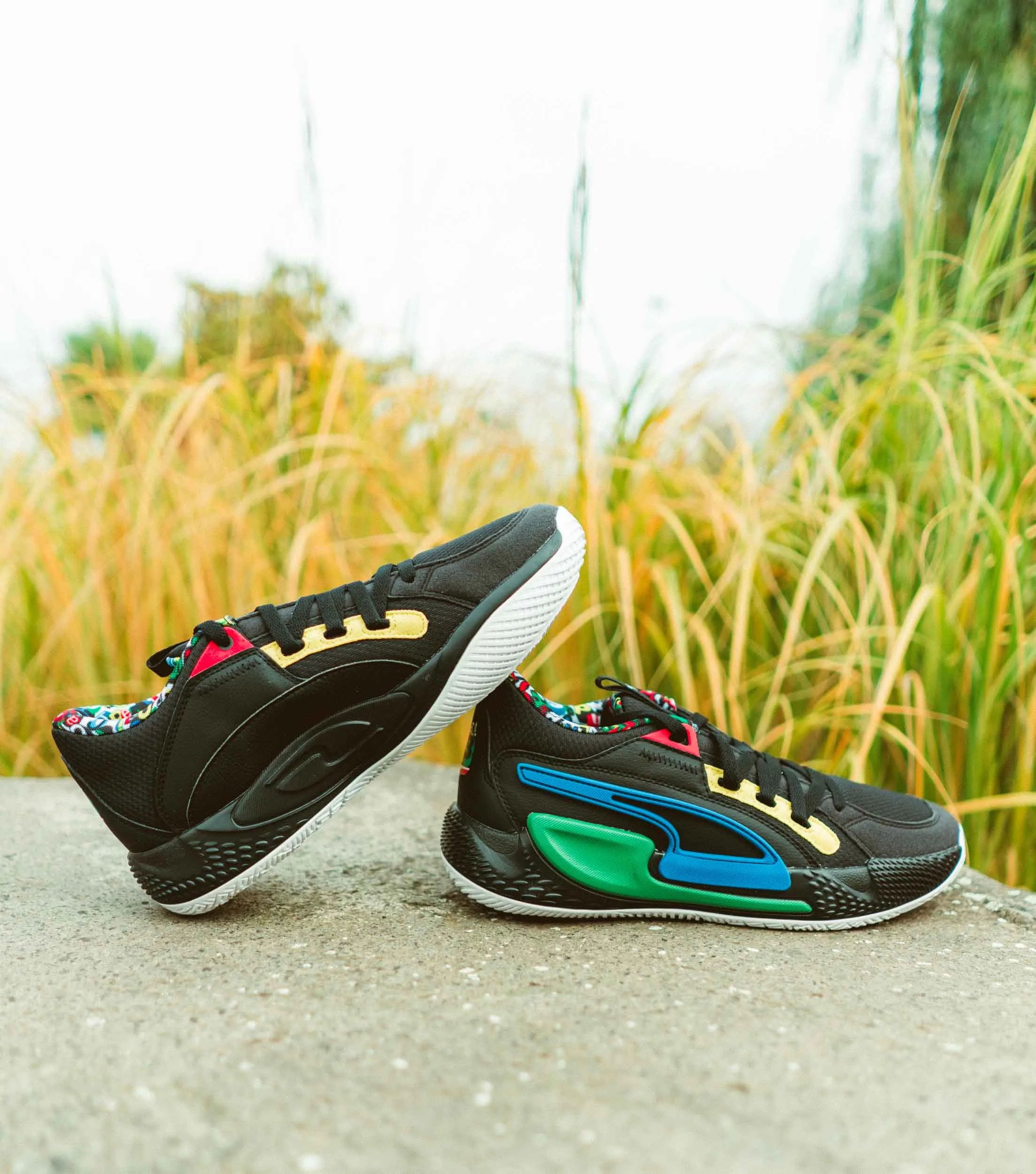 Puma Court Rider Chaos Prush Sneakers Unisex Black 43