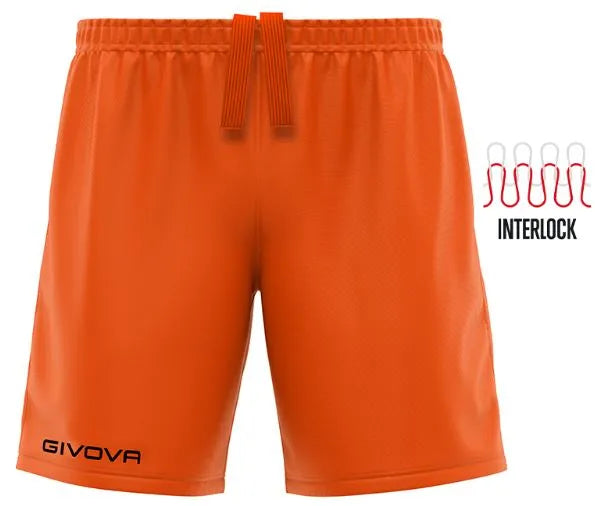 Sports shorts givova short capo orange orange s
