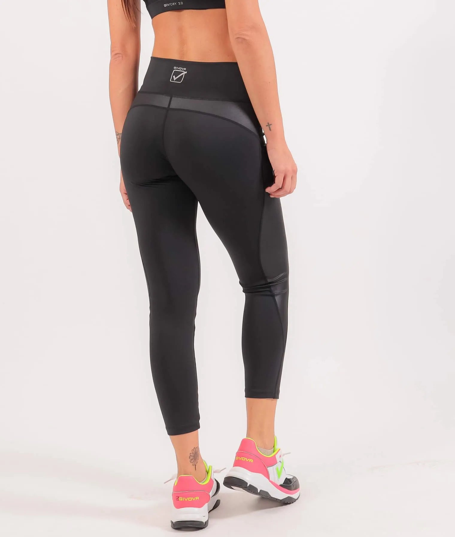 Leggings sportivi femminili Givova Eco Leggins Black L
