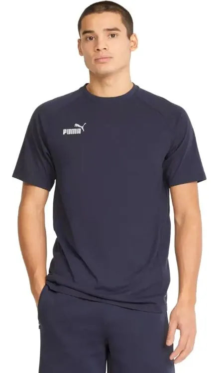 Puma Marine Blue Men t -shirt - velikost m, bavlna
