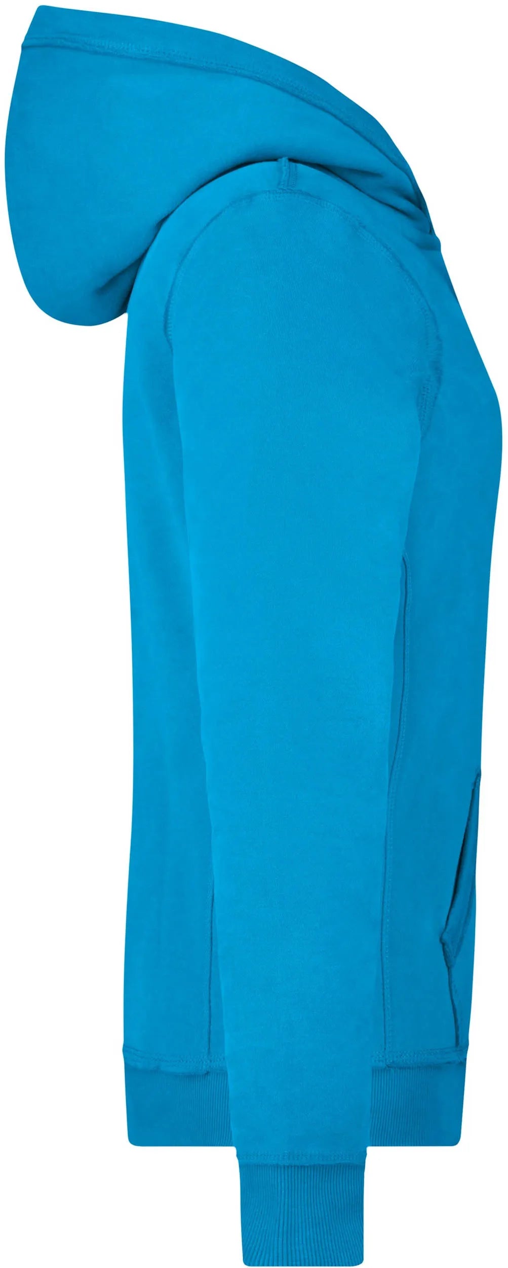 Vintage Ladies Hoody M - Weiche Baumwollmischung von James & Nicholson