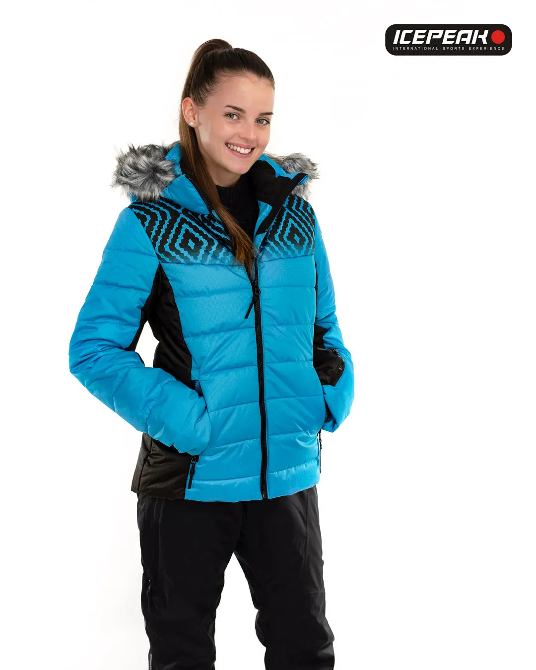 Damas Ski-Jack Icepeak Vigevano: cálido e impermeable