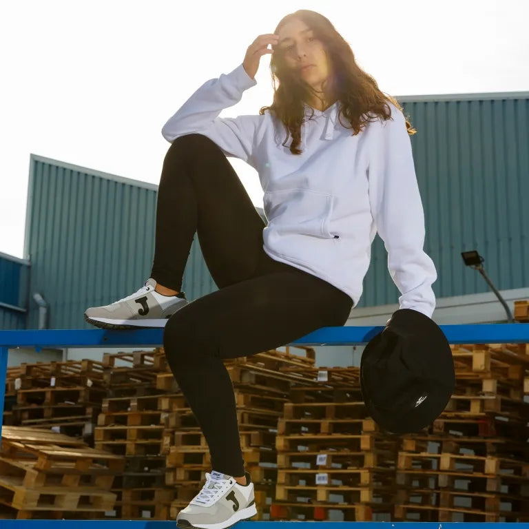 Damen Joma Montana Hoodie White L - Komfort & Stil