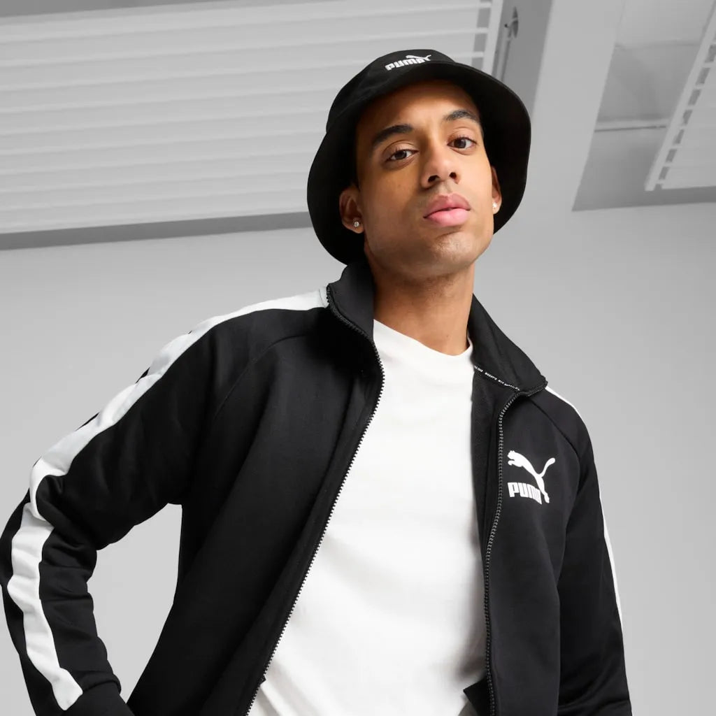 Puma ess č. 1 logo logo kbelík klobouk zwart s