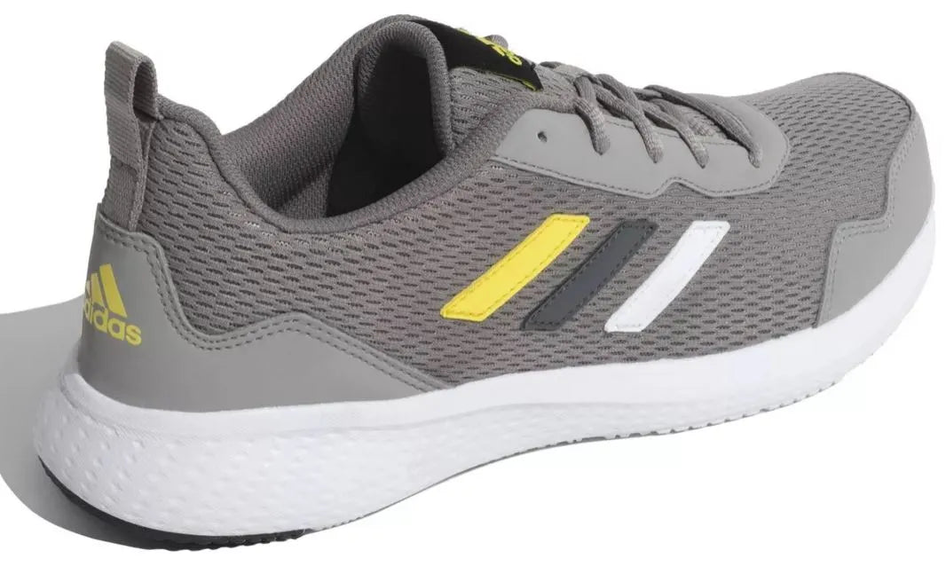 Bróg Rith Peprun Adidas Men - Duif Gray, Méid 40 2/3