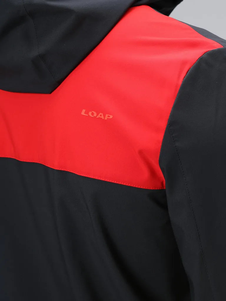 STIJLVOLLE Herenjack Loaf Uldan Grijs-Rood 3xl