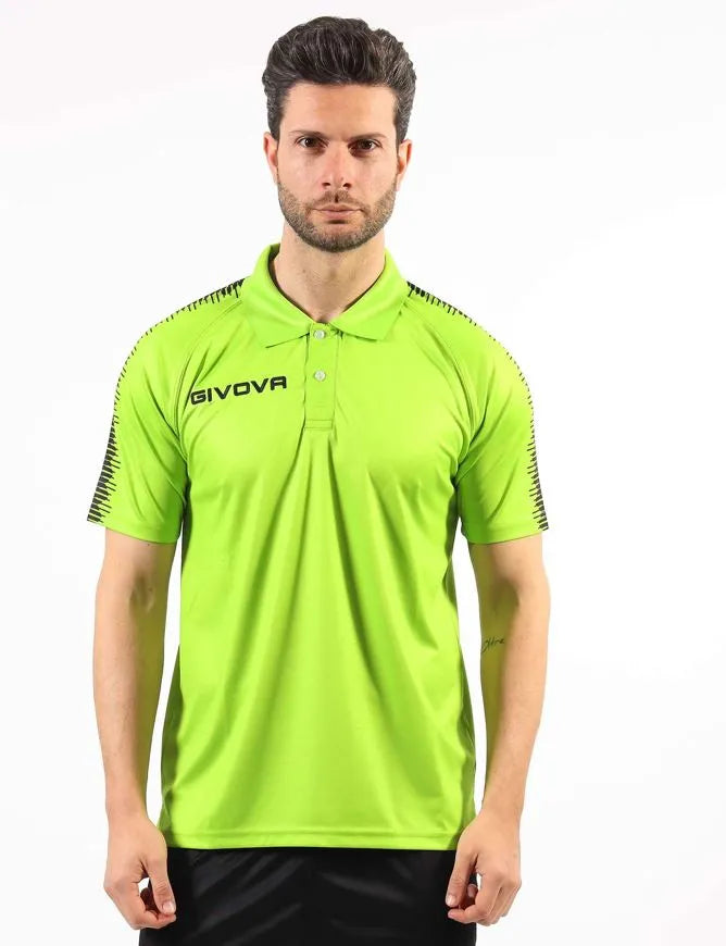 Léine Polo Spóirt Givova Apple Green 3xl