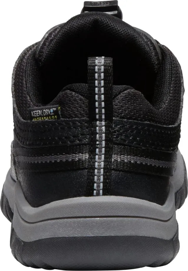 Keen Jr Targhee Low WP Zwart/StaalGrijs Zwart 24