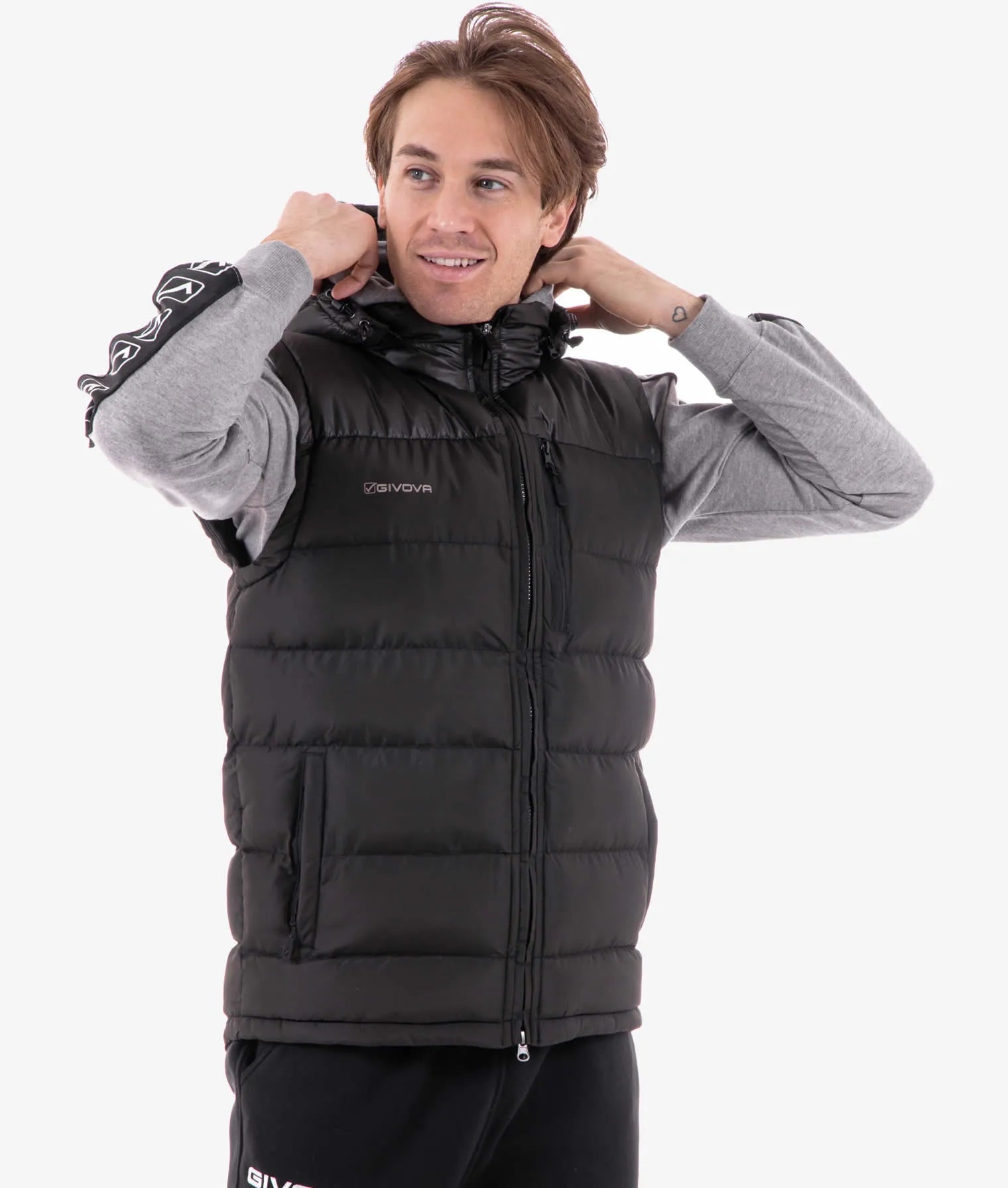 Winterweste Givova Prime Black L