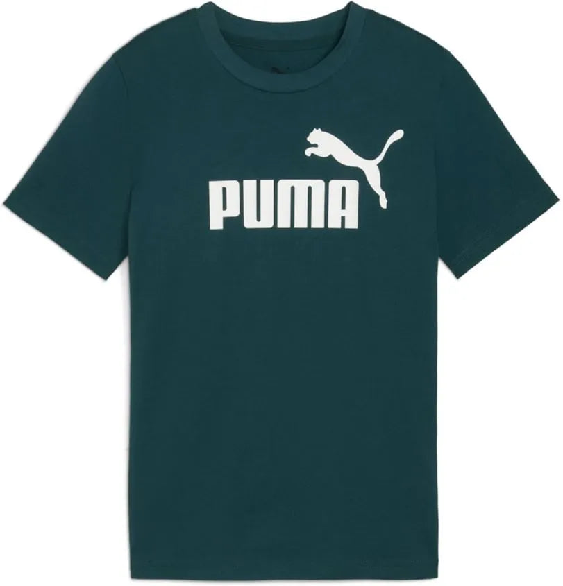 T-shirt Kinder Puma ESS No. 1 logo tee b groen 164