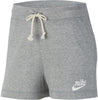 Women's Shorts Nike Gym Vintage Short Gray, S