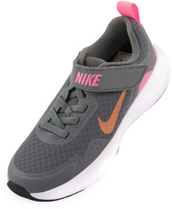 Nike Jr Wearallday Ps Smoke Grey/Metallic Copper Kids Shoes 29.5