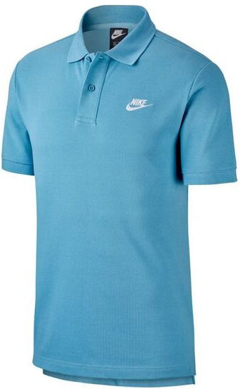 Léine Polo na bhFear Nike Men Matchup Pique Polo Blue, S.