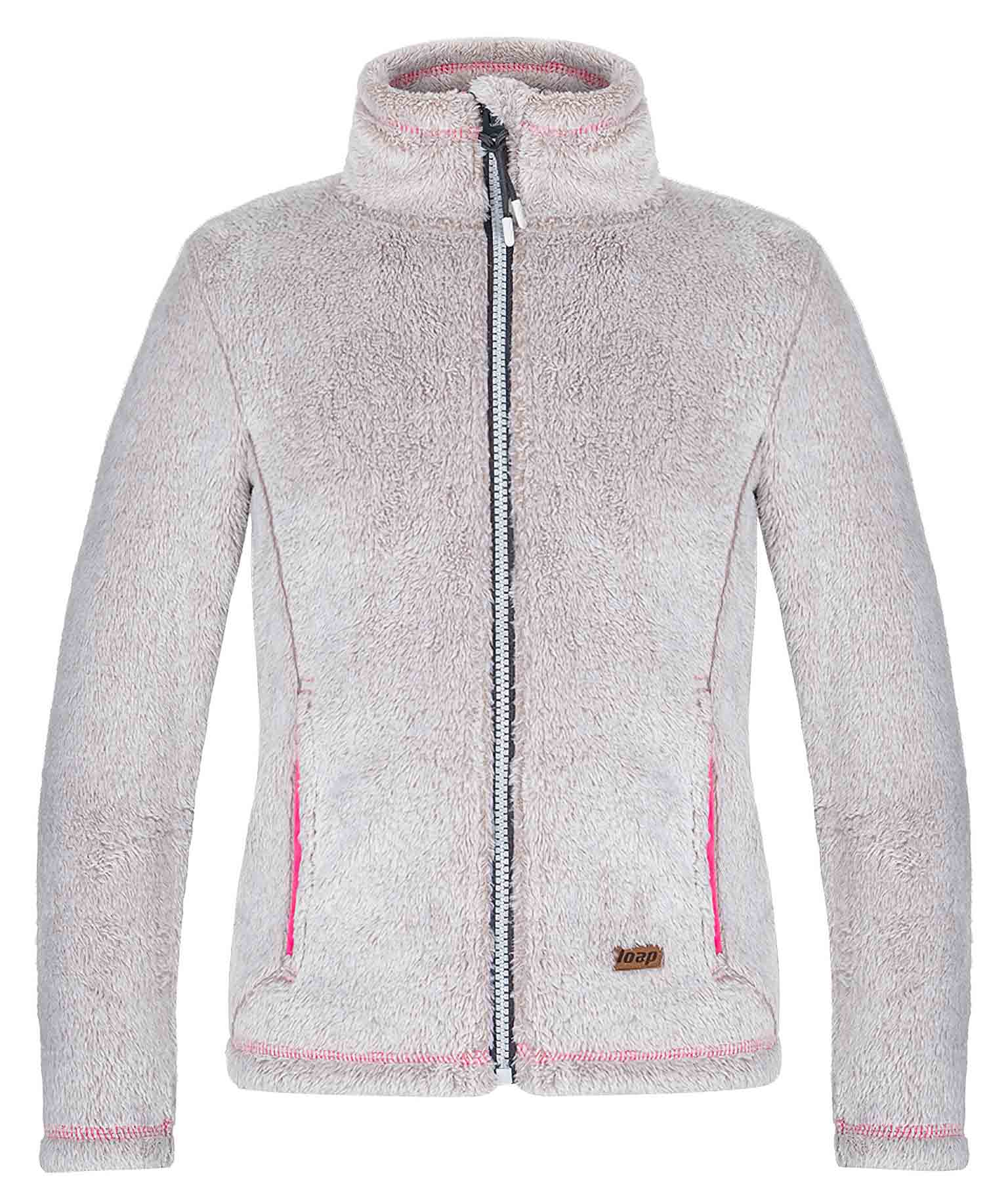 Hanorac fleece pentru copii loap chasca maro 164