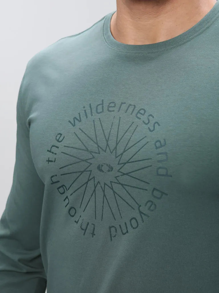 Men's long sleeve t-shirt loap alborg green 3xl