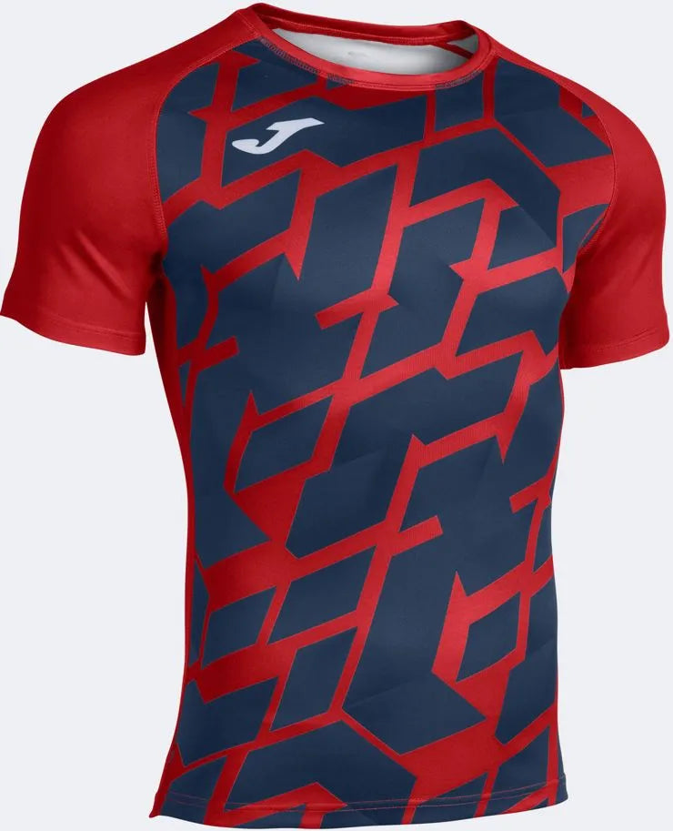 Joma myskin iii t-shirt red-navy 2xl