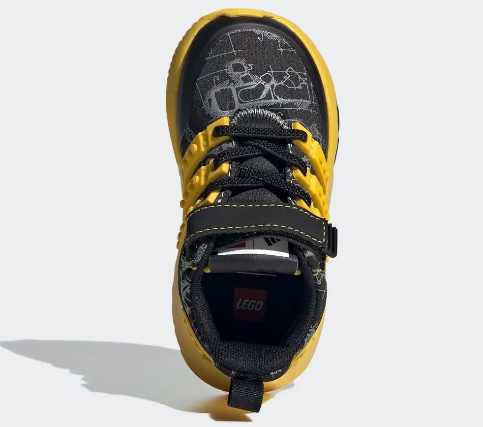 Adidas Junior Lego Racer TR bróga leanaí buí-dubh 23