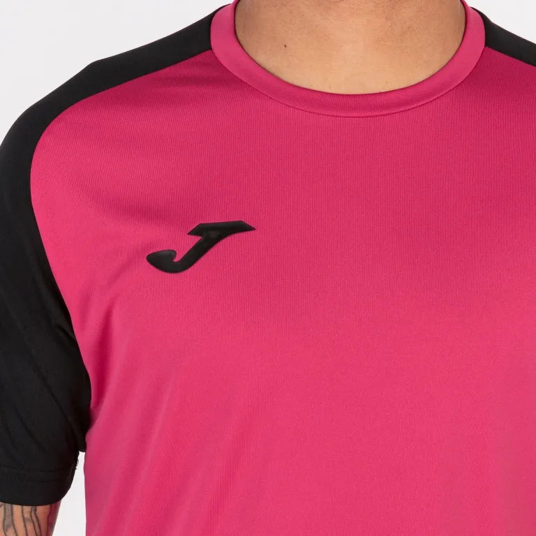 Joma Academy IV Sport T-shirt Fuchsia-Zwart L-Ademend & Licht
