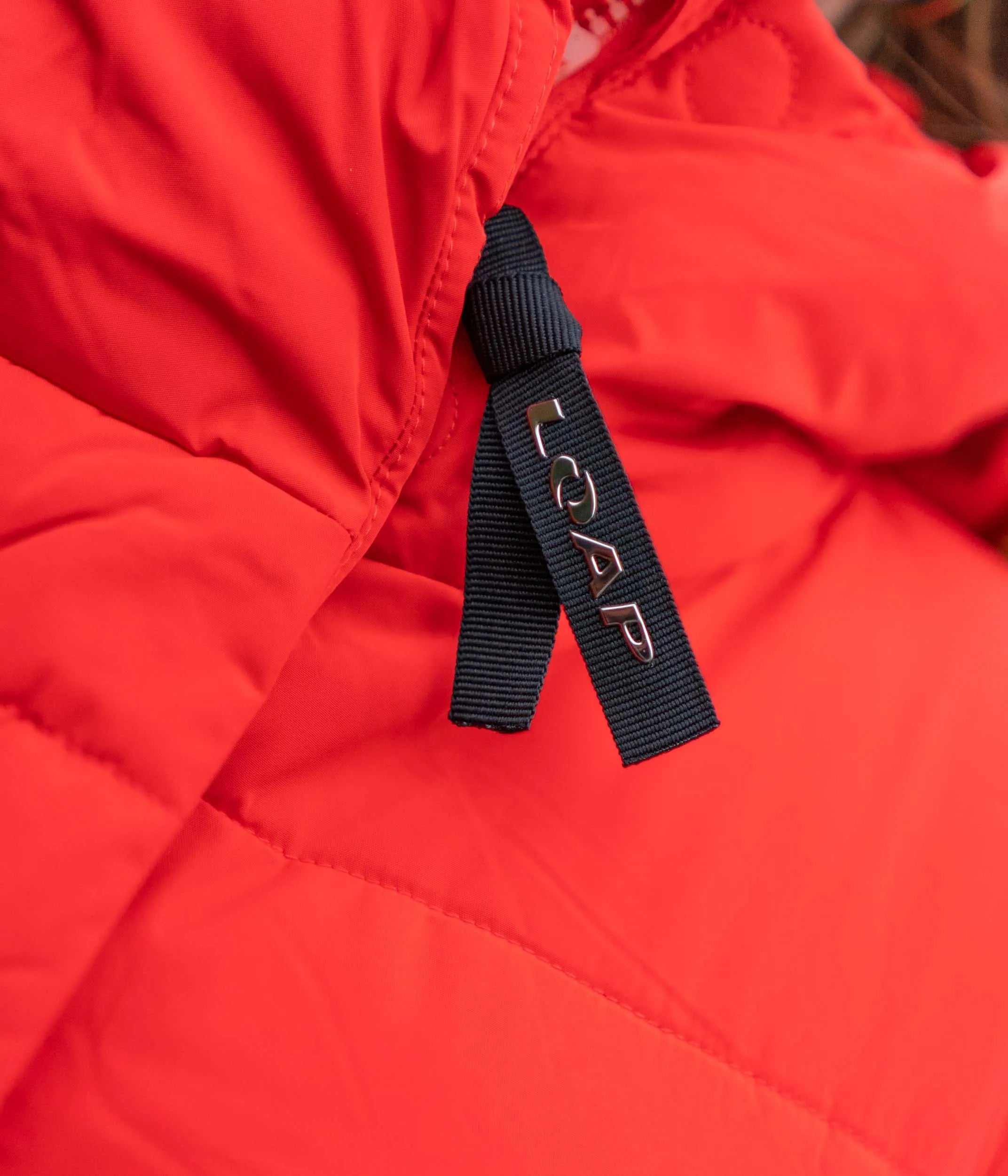 Women's coat loap taruna red m